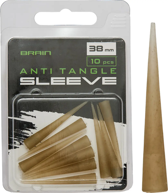 Противозакручиватель Brain Anti Tangle Sleeve 38mm (10 шт/уп) Brown SGXA-CA08-4 (1858-25-08) - Фото 1 Противозакручиватель Brain Anti Tangle Sleeve 38mm (10 шт/уп) Brown SGXA-CA08-4 (1858-25-08) - изображение 1