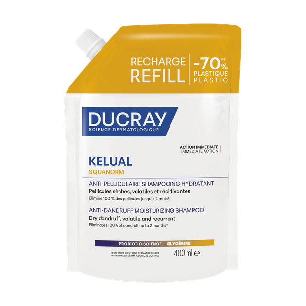 Шампунь Ducray против сухой перхоти Squanorm Shampooing 400 мл (278046) - Фото 1 Шампунь Ducray против сухой перхоти Squanorm Shampooing 400 мл (278046) - изображение 1