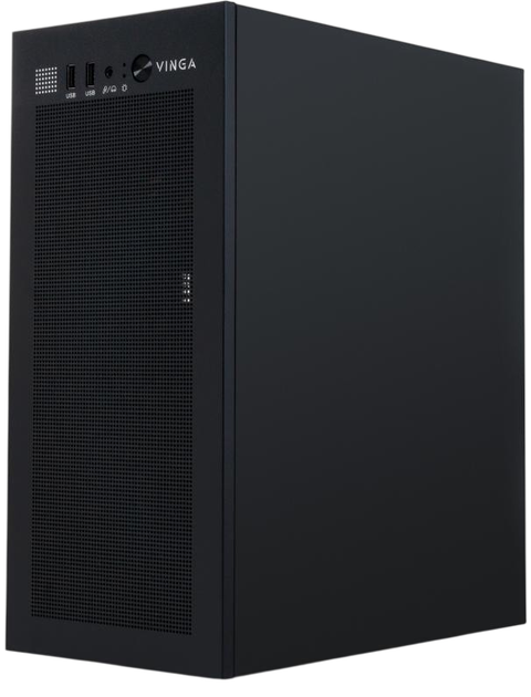 Корпус Vinga CS320B 400W Black - изображение 2