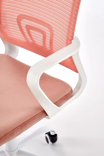 Fotel dziecięcy do biurka Halmar FRODO Jasny różowy (5905248134829) - obraz 8