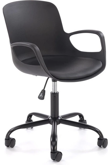 Fotel dziecięcy do biurka Halmar FROST Czarny (5905248135819) - obraz 3