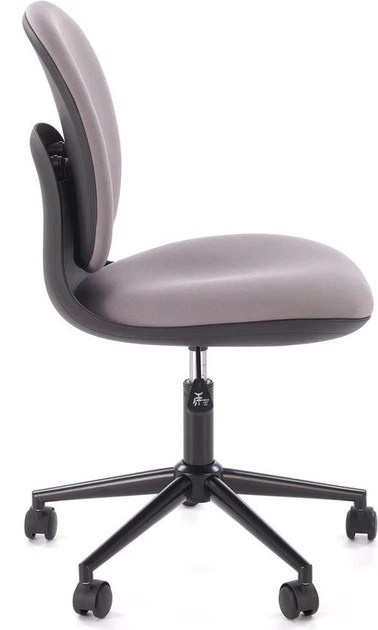 Fotel dziecięcy do biurka Halmar ORION Czarno-popielaty (5905248135796) - obraz 5