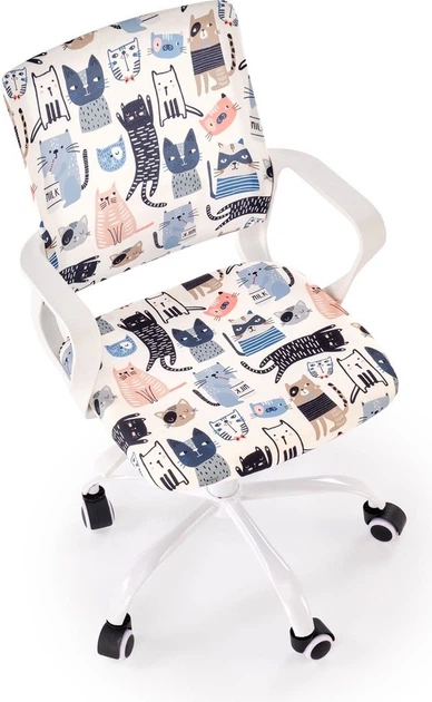 Fotel dziecięcy do biurka Halmar ORIS Wielokolorowy (5905248134805) - obraz 2