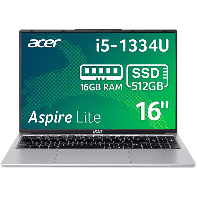 Ноутбук ACER Aspire Lite AL16-54P-51BX (NX.D76EU.002) - Фото 1 Ноутбук ACER Aspire Lite AL16-54P-51BX (NX.D76EU.002) - зображення 1