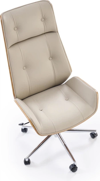 Fotel biurowy Halmar WEBSTER Orzechowy-beżowy (5905248135468) - obraz 2