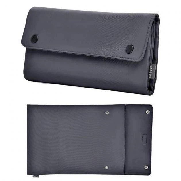 Сумка для гаджетов Baseus Folding Series 16" Laptop Sleevee Grey (LBZD-B0G) - изображение 5