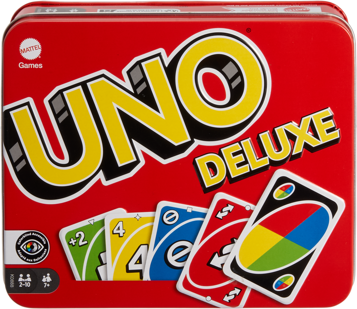 Карточная игра Uno Делюкс (K0888) - Фото 1 Карточная игра Uno Делюкс (K0888) - изображение 1