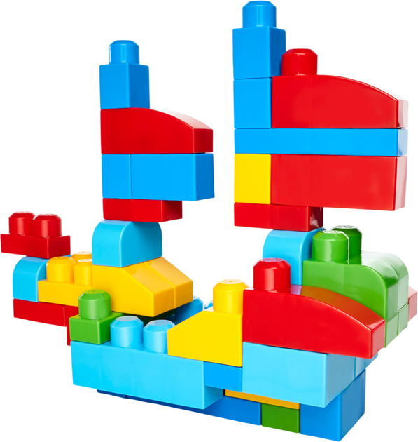 Конструктор Mega Bloks First Builders классический 80 дет (DCH63) - Фото 3 Конструктор Mega Bloks First Builders классический 80 дет (DCH63) - изображение 3