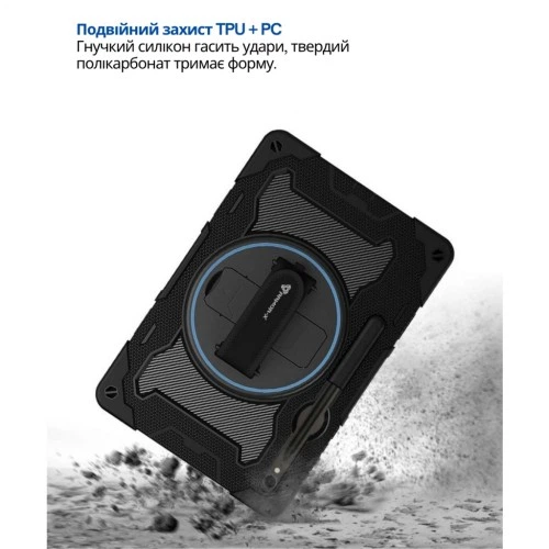 Чехол для планшета BeCover Horizontal handle Samsung Galaxy Tab S10 FE Plus (SM-X620/SM-X626) 13.1" Black (714568) BeCover 714568 928499 - Фото 4 Чехол для планшета BeCover Horizontal handle Samsung Galaxy Tab S10 FE Plus (SM-X620/SM-X626) 13.1" Black (714568) BeCover 714568 928499 - изображение 4