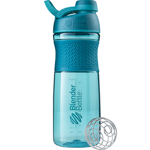 Спортивная бутылка-шейкер Blender Bottle SportMixer Twist 820 ml Teal - Фото 1 Спортивная бутылка-шейкер Blender Bottle SportMixer Twist 820 ml Teal - изображение 1
