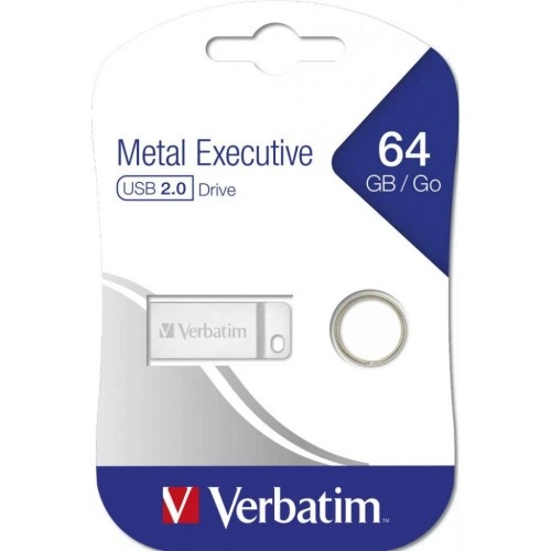 USB флеш накопитель Verbatim 64GB Metal Executive Silver USB 2.0 (98750) Verbatim 98750 1075811 - Фото 5 USB флеш накопитель Verbatim 64GB Metal Executive Silver USB 2.0 (98750) Verbatim 98750 1075811 - изображение 5