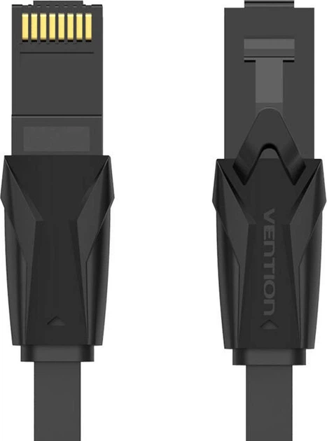 Патч-корд Vention Cat.6 UTP Patch Cable 0.75M Black (IBABE) - зображення 2