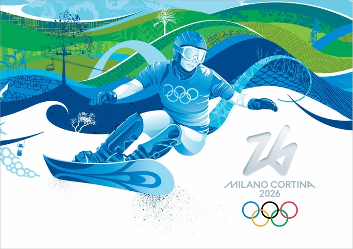 Открытки Apriori 8 шт, 15 на 10 см, Олимпийские игры 2026 , Италия, Милан, Кортина, Олимпиада 2026, Зимние Олимпийские игры 2026 , 3 вид - изображение 7