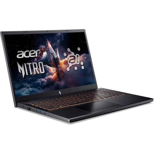 Ноутбук ACER Nitro V15 ANV15-42-R9KW (NH.U32EX.003), AMD Ryzen 7 7445HS / 15.6″ / RAM 16 ГБ / SSD 512 ГБ / GeForce RTX 3050 6GB / Free Dos / Obsidian Black - изображение 2
