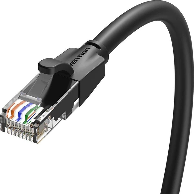 Патч-корд Vention Cat.6 UTP Patch Cable 0.5M Black (IBEBD) - изображение 3