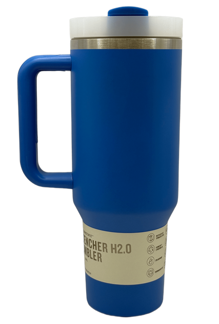 Термос термокружка Stanley Quencher H2.0 Tumbler из нержавеющей стали Blue 1,18 л KT7001915 - изображение 5