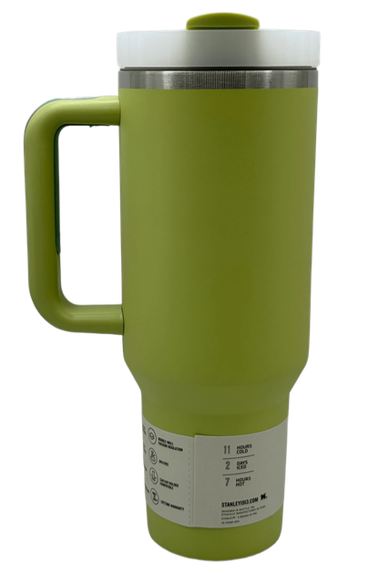 Термос термочашка Stanley Quencher H2.0 Tumbler з нержавіючої сталі Green 1,18 л KT7001960 - зображення 5