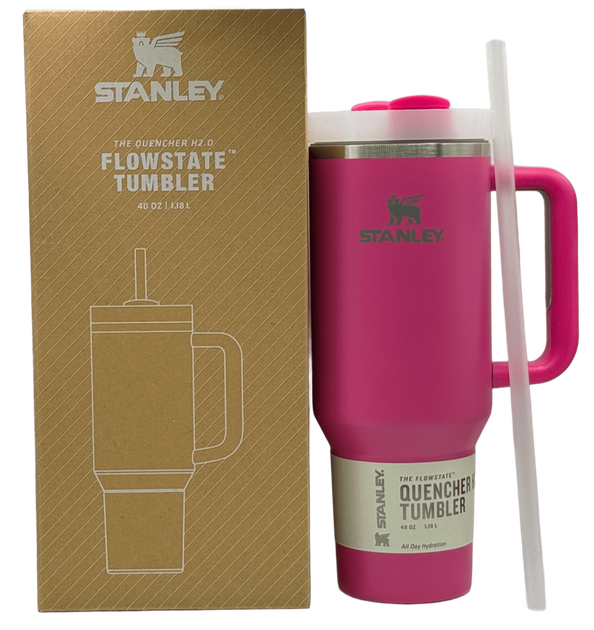 Термос термочашка Stanley Quencher H2.0 Tumbler Pink 1,18 л з нержавіючої сталі KT7001917 - Фото 1 Термос термочашка Stanley Quencher H2.0 Tumbler Pink 1,18 л з нержавіючої сталі KT7001917 - зображення 1