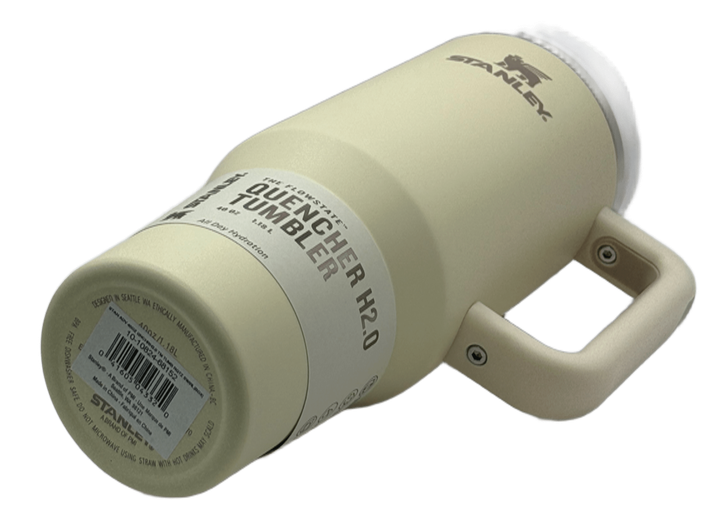 Термос термочашка Stanley Quencher H2.0 Tumbler з нержавіючої сталі Beige 1,18 л KT7001955 - зображення 3