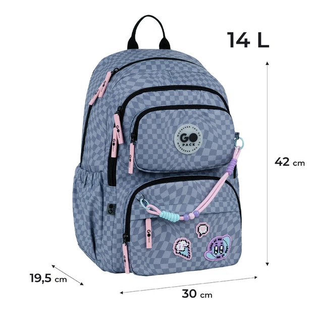 Рюкзак GoPack Education 120M-2 Pixel Mood - Фото 3 Рюкзак GoPack Education 120M-2 Pixel Mood - зображення 3