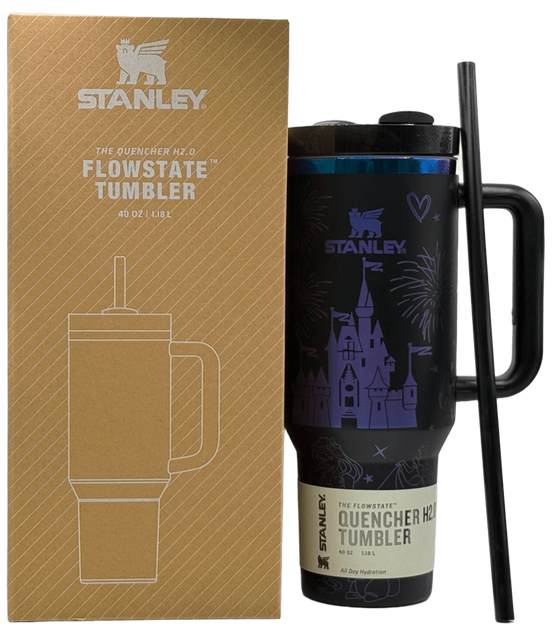 Термос термокружка Stanley Quencher H2.0 Tumbler Black Disney 1,18 л из нержавеющей стали KT7001925 - Фото 1 Термос термокружка Stanley Quencher H2.0 Tumbler Black Disney 1,18 л из нержавеющей стали KT7001925 - изображение 1