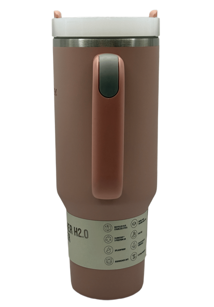 Термос термокружка Stanley Quencher H2.0 Tumbler из нержавеющей стали Brown 1,18 л KT7001916 - Фото 3 Термос термокружка Stanley Quencher H2.0 Tumbler из нержавеющей стали Brown 1,18 л KT7001916 - изображение 3