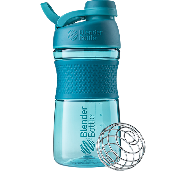 Шейкер спортивний (пляшка) BlenderBottle SportMixer Twist 20oz/590ml Teal - Фото 2 Шейкер спортивний (пляшка) BlenderBottle SportMixer Twist 20oz/590ml Teal - изображение 2