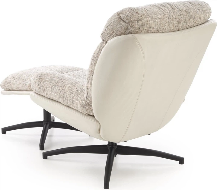 Крісло для відпочинку Halmar KRONOS з підставкою для ніг Бежеве (5905248135727) - зображення 4