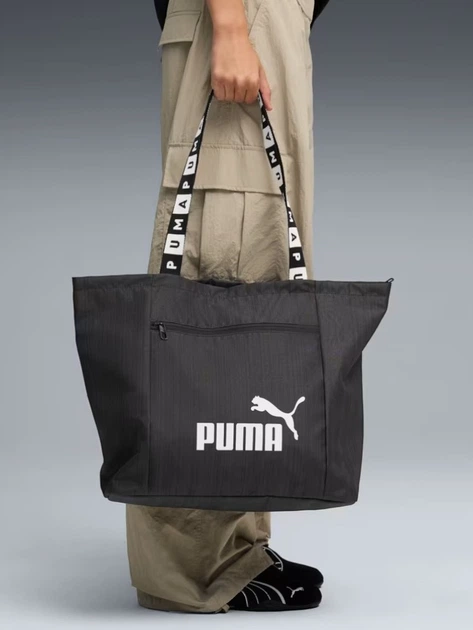 Спортивная сумка шоппер женская Puma Base 09250701 Black (4069161281471) - Фото 2 Спортивная сумка шоппер женская Puma Base 09250701 Black (4069161281471) - изображение 2