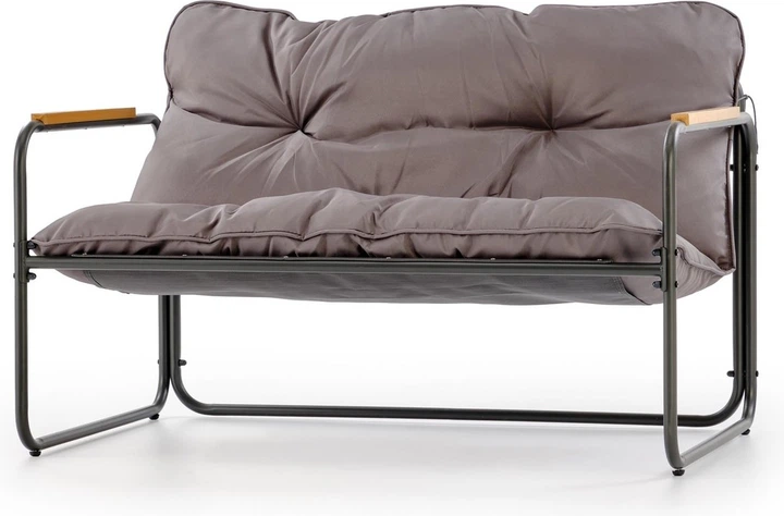 Zestaw ogrodowy Halmar HUDSON Popielaty-brązowy (5905248135390) - obraz 2