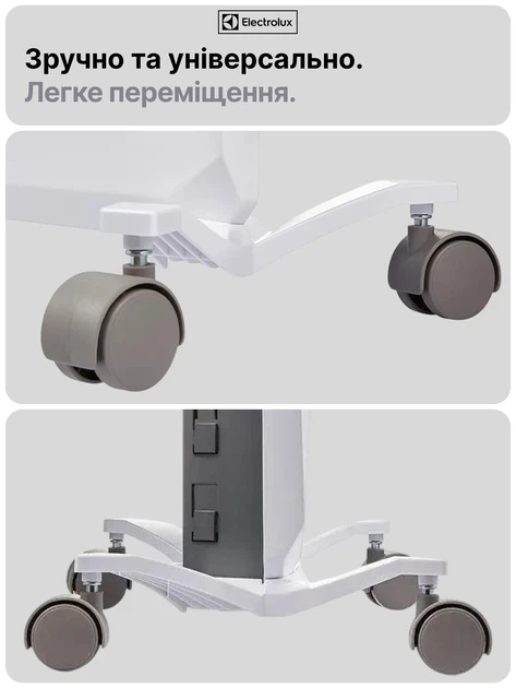 Экономный электрический обогреватель конвектор отопления Electrolux ECH/ECN-1500 M 1500 Вт напольный - изображение 5