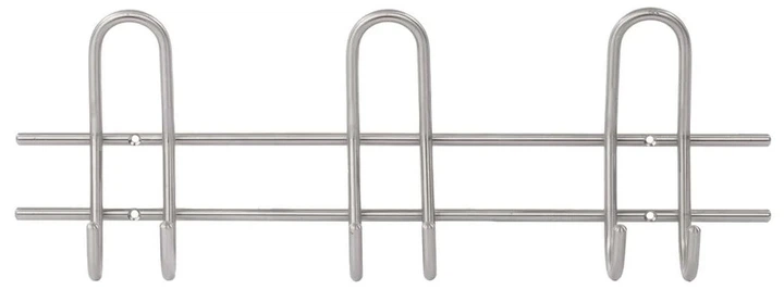 Wieszak ścienny Domoletti na ubrania MS077-3 Szary (4772013305491) - obraz 3