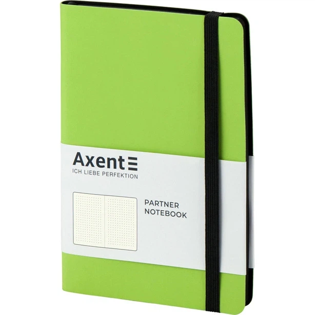 Тетрадь офісна Axent Partner Soft 125х195 96 арк. точка тверда палітурка салатова (8312-09-A) - зображення 2