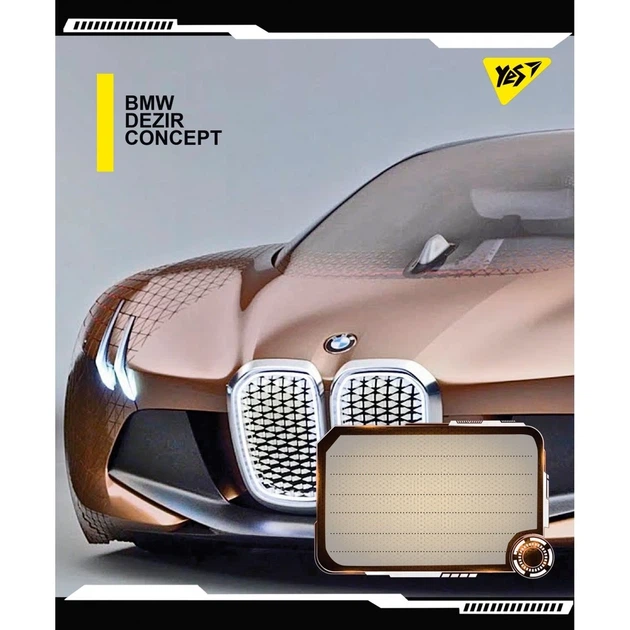 Зошит шкільний YES Dezir concept А5 24 арк. клітинка м'яка політурка (766371) - изображение 2