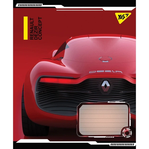 Зошит шкільний YES Dezir concept А5 24 арк. клітинка м'яка політурка (766371) - изображение 5