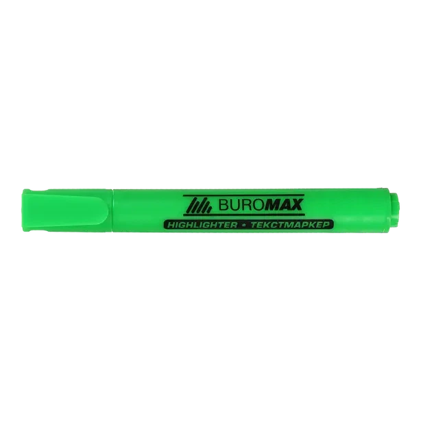 Набір текстових маркерів Buromax асорті 1-4.6 мм клиноподібний блістер 4 шт (BM.8906-94) - изображение 5