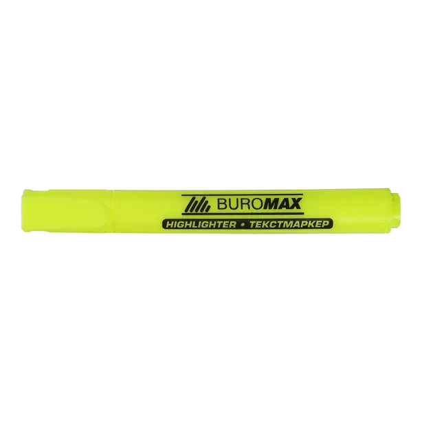 Набір текстових маркерів Buromax асорті 1-4.6 мм клиноподібний блістер 4 шт (BM.8906-94) - изображение 9