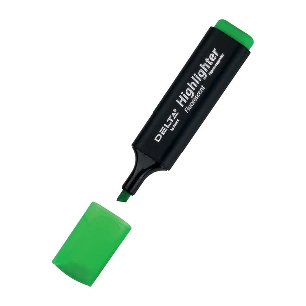 Маркер текстовий Axent by Delta Highlighter зелений 1-5 мм клиноподібний (D2501-04) - Фото 1 Маркер текстовий Axent by Delta Highlighter зелений 1-5 мм клиноподібний (D2501-04) - зображення 1