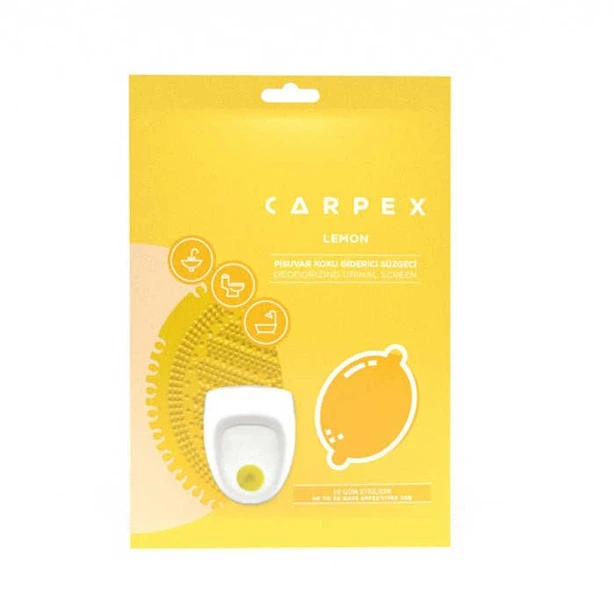 Освіжувач-решітка для пісуару міні Carpex лимон (6653078) - Фото 1 Освіжувач-решітка для пісуару міні Carpex лимон (6653078) - изображение 1