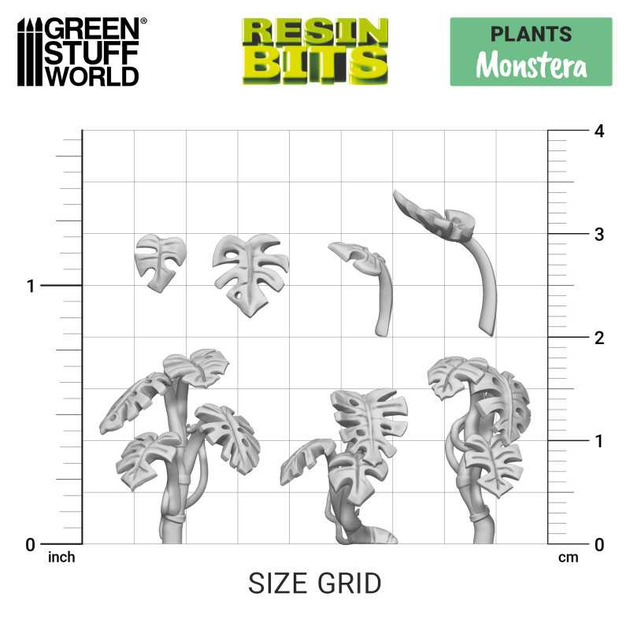 3D фігурки GSW Printed - Plantas MONSTERA - изображение 3