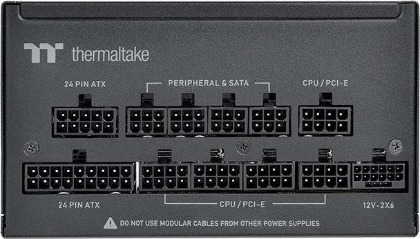 Zasilacz Thermaltake ToughPower PT 850W ATX 3.1 (PS-TPP-0850FNFAPE-1) - obraz 2