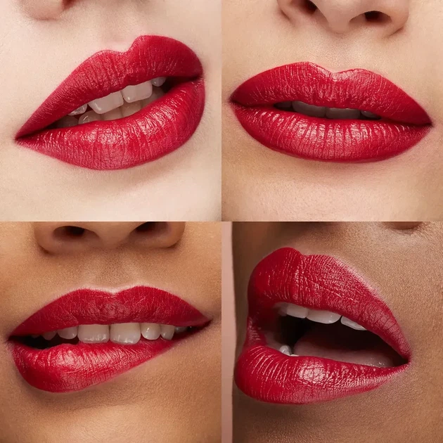 Кремовая помада Kiko Milano Gossamer Emotion 113 Pearly Tulip Red - изображение 4