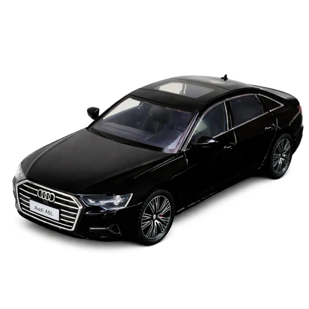 Металлическая машинка Автопром AUDI A6L 1:24 — свет, звук, открывающиеся двери, черная, AP7754 - Фото 1 Металлическая машинка Автопром AUDI A6L 1:24 — свет, звук, открывающиеся двери, черная, AP7754 - изображение 1