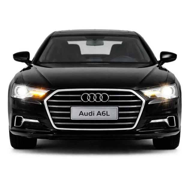 Металлическая машинка Автопром AUDI A6L 1:24 — свет, звук, открывающиеся двери, черная, AP7754 - Фото 3 Металлическая машинка Автопром AUDI A6L 1:24 — свет, звук, открывающиеся двери, черная, AP7754 - изображение 3