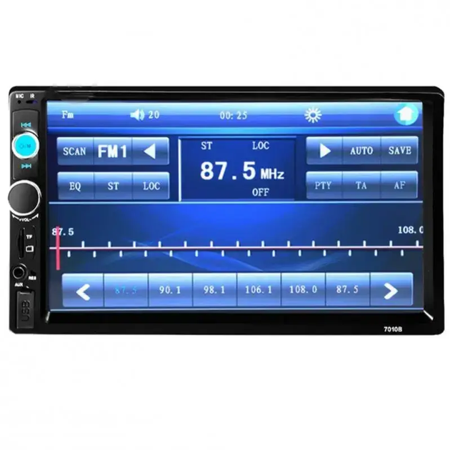 Автомагнитола RIAS 7010 2DIN 7" короткая база USB+SD+Bluetooth+Пульт ДУ 4x45W (3_07832) - изображение 2
