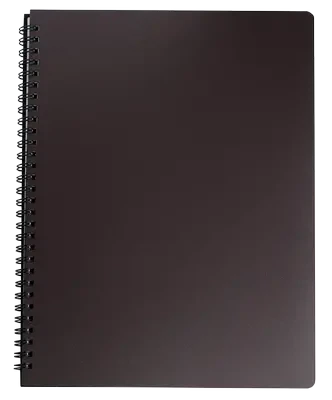 Блокнот Buromax "OFFICE" А6 96 арк. клітинка пластикова політурка коричневий (BM.24651150-19) - Фото 1 Блокнот Buromax "OFFICE" А6 96 арк. клітинка пластикова політурка коричневий (BM.24651150-19) - изображение 1