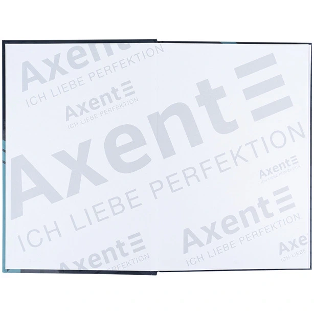 Зошит офісний Axent Lines А496арк.клітинка тверда палітурка сіра (8422-580-A) - изображение 3