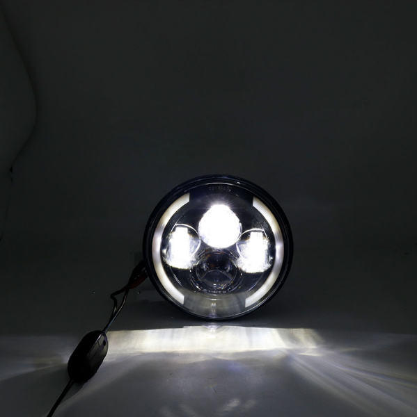 Світлодіодна LED фара 7 дюймів УАЗ ГАЗ Нива ВАЗ КАмаз - Фото 6 Світлодіодна LED фара 7 дюймів УАЗ ГАЗ Нива ВАЗ КАмаз - изображение 6