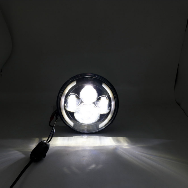 Світлодіодна LED фара 7 дюймів УАЗ ГАЗ Нива ВАЗ КАмаз - Фото 7 Світлодіодна LED фара 7 дюймів УАЗ ГАЗ Нива ВАЗ КАмаз - изображение 7
