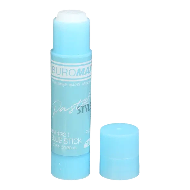 Клей-олівець Buromax PASTEL 10 г PVP (BM.4921) - Фото 4 Клей-олівець Buromax PASTEL 10 г PVP (BM.4921) - изображение 4